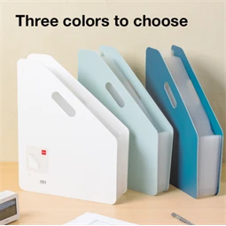 Harmónika mappa A/4 álló 13 rekeszes, vegyes szín