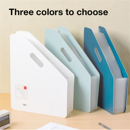 Harmónika mappa A/4 álló 13 rekeszes, vegyes szín