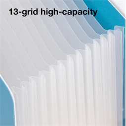 Harmónika mappa A/4 álló 13 rekeszes, vegyes szín