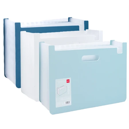 Harmónika mappa A/4 fekvő 13 rekeszes, vegyes szín