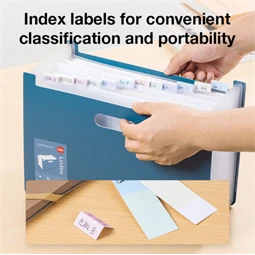 Harmónika mappa A/4 fekvő 13 rekeszes, vegyes szín