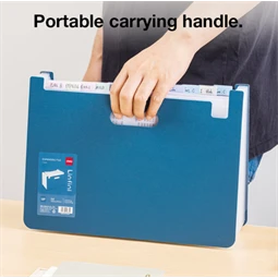 Harmónika mappa A/4 fekvő 13 rekeszes, vegyes szín