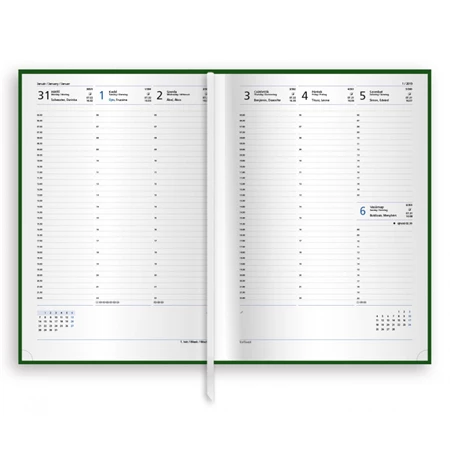 Határidőnapló 2026 heti A/4 TOPTIMER Traditional T010 kék