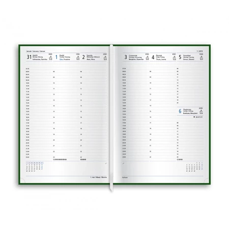 Határidőnapló 2026 heti B/5 TOPTIMER Young Y011 kék-piros