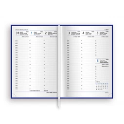 Határidőnapló 2026 heti B/6 TOPTIMER Pastel P012 kék