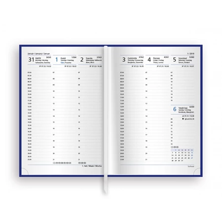 Határidőnapló 2026 heti B/6 TOPTIMER Pastel P012 zöld