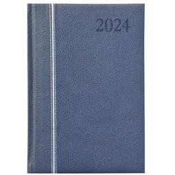 Határidőnapló 2024 napi A/5 TOPTIMER Groovy, G021 kék-ezüst-kék
