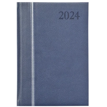 Határidőnapló 2024 napi A/5 TOPTIMER Groovy, G021 kék-ezüst-kék