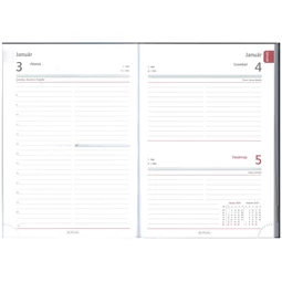 Határidőnapló 2026 napi A/5 HERLITZ fekete