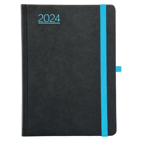 Határidőnapló 2026 napi B/5 TOPTIMER Nero N021 Fekete-kék