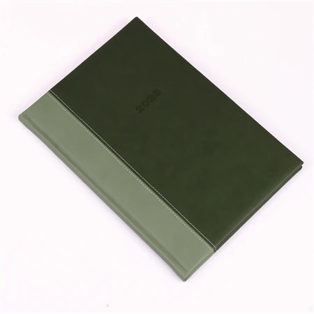 Határidőnapló 2025 heti B/5 REAL Linett zöld-zöld