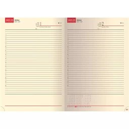 Határidőnapló 2026 napi B/5 REAL Bolero kék