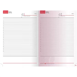 Határidőnapló 2026 napi REAL B/5 Standard zöld fényes, kellemes tapintású műbőr borítás