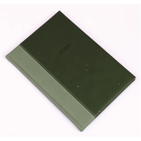 Határidőnapló 2026 A/5 napi REAL Linett zöld-zöld