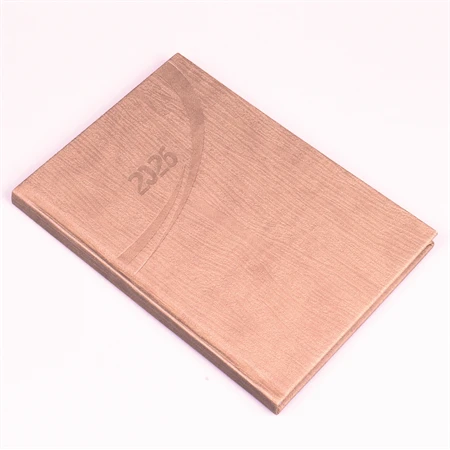 Határidőnapló 2026 A/5 heti REAL Fashion drapp