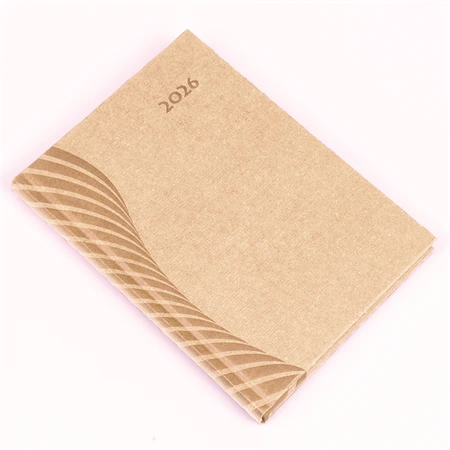 Határidőnapló 2026 A/5 napi REAL Amigo barna