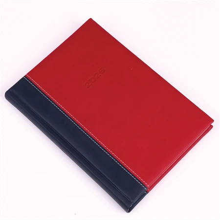 Határidőnapló 2026 A/5 napi REAL Linett kék-piros