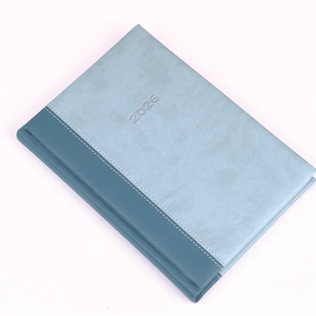 Határidőnapló 2026 A/5 napi REAL Linett kék-türkiz