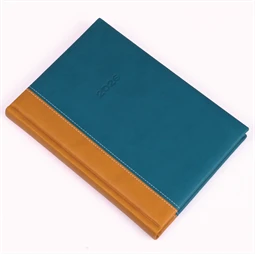 Határidőnapló 2026 A/5 napi REAL Linett mustár-türkiz