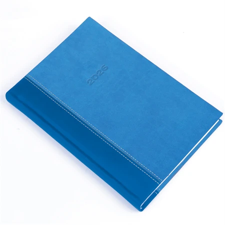 Határidőnapló 2026 A/5 napi REAL Linett sötétkék-kék