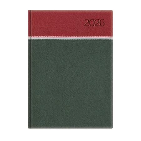 Határidőnapló 2026 B/5 heti TOPTIMER Young Y011 bordó-fehér-zöld