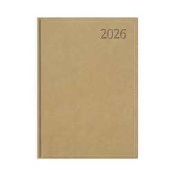 Határidőnapló 2026 B/6 heti TOPTIMER Traditional T012 fehér lapos bézs