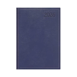 Határidőnapló 2026 B/6 heti TOPTIMER Traditional T012 fehér lapos kék