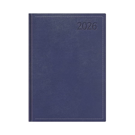 Határidőnapló 2026 B/6 heti TOPTIMER Traditional T012 fehér lapos kék