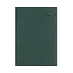 Határidőnapló 2026 B/6 heti TOPTIMER Traditional T012 fehér lapos zöld