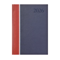 Határidőnapló 2026 B/5 heti TOPTIMER Groovy G011 bordó-fehér-kék