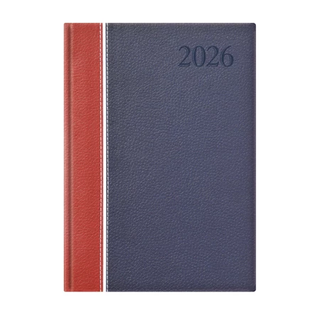 Határidőnapló 2026 B/5 heti TOPTIMER Groovy G011 bordó-fehér-kék
