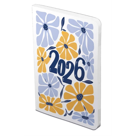Határidőnapló 2026 B/6 heti TOPTIMER Joy flexi F012 retro bloom