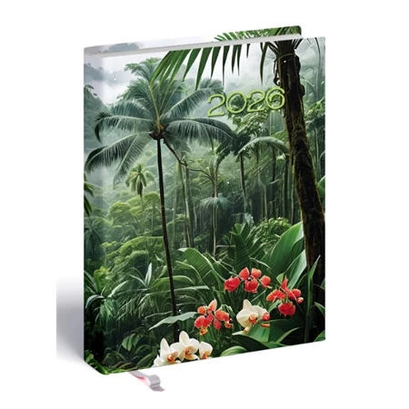 Határidőnapló 2026 B/6 kétnapi REAL 2-day orchidea