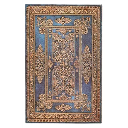 Határidőnapló 2026 Paper Blanks midi heti keményfedeles gumis Blue Luxe