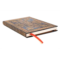 Határidőnapló 2026 Paper Blanks midi heti keményfedeles gumis Blue Luxe