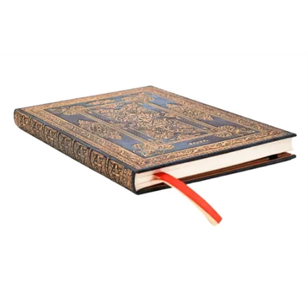 Határidőnapló 2026 Paper Blanks midi heti keményfedeles gumis Blue Luxe