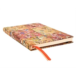 Határidőnapló 2026 Paper Blanks midi heti keményfedeles gumis Kara-ori Pink