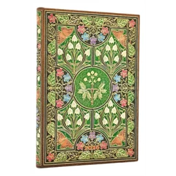 Határidőnapló 2026 Paper Blanks midi heti keményfedeles gumis Poetry in Bloom