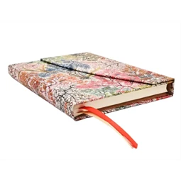 Határidőnapló 2026 Paper Blanks midi heti keményfedeles mágneses William Kilburn Anemone