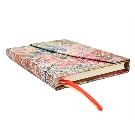 Határidőnapló 2026 Paper Blanks midi heti keményfedeles mágneses William Kilburn Anemone