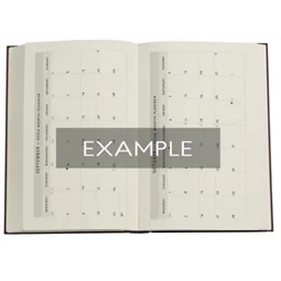 Határidőnapló 2026 Paper Blanks midi heti keményfedeles mágneses William Kilburn Anemone