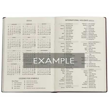 Határidőnapló 2026 Paper Blanks midi heti keményfedeles mágneses William Kilburn Anemone