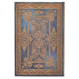 Határidőnapló 2026 Paper Blanks mini heti keményfedeles gumis Blue Luxe
