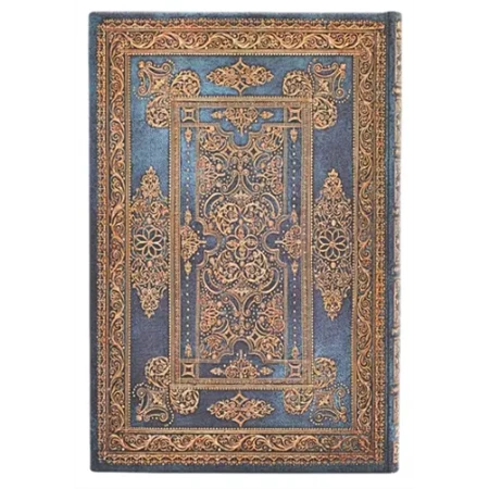 Határidőnapló 2026 Paper Blanks mini heti keményfedeles gumis Blue Luxe