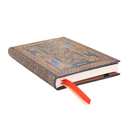 Határidőnapló 2026 Paper Blanks mini heti keményfedeles gumis Blue Luxe
