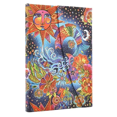 Határidőnapló 2026 Paper Blanks mini heti keményfedeles mágneses Celestial Magic