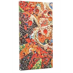 Határidőnapló 2026 Paper Blanks slim heti keményfedeles gumis Gaudi Sun Mosaics