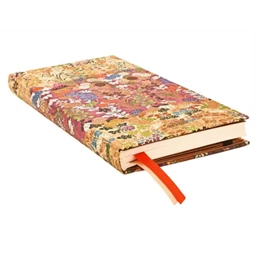 Határidőnapló 2026 Paper Blanks slim heti keményfedeles gumis Kara-ori Pink
