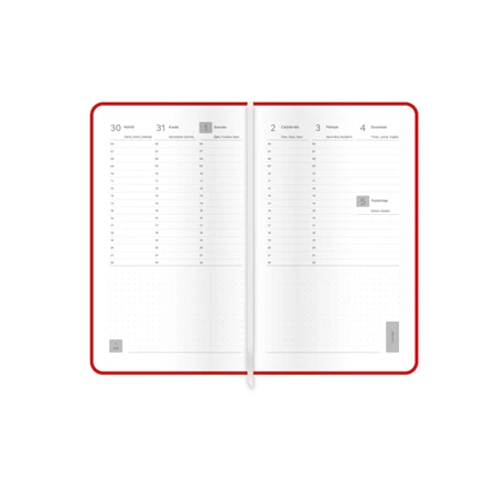 Határidőnapló 2026 heti 13 x 21cm TOPTIMER Rainbow J018 Pálma 3D