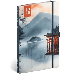 Határidőnapló 2026 heti 13x24 REAL Japan